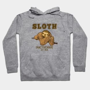 Funny sloth inactive wear Hoodie